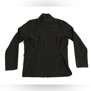 Lucy Womens Full Zip Athletic Jacket, Size XL, Black